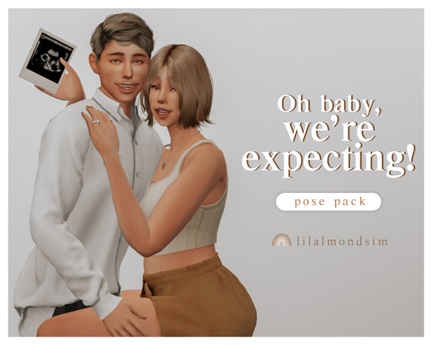 Sims 4 Oh Baby, We’re Expecting Poses