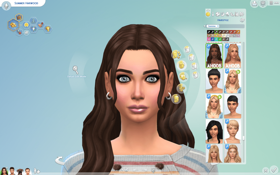 how to edit a sim in sims 4