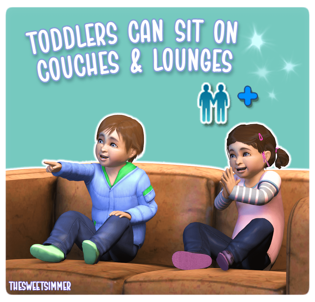 Toddlers can Sit on Couches