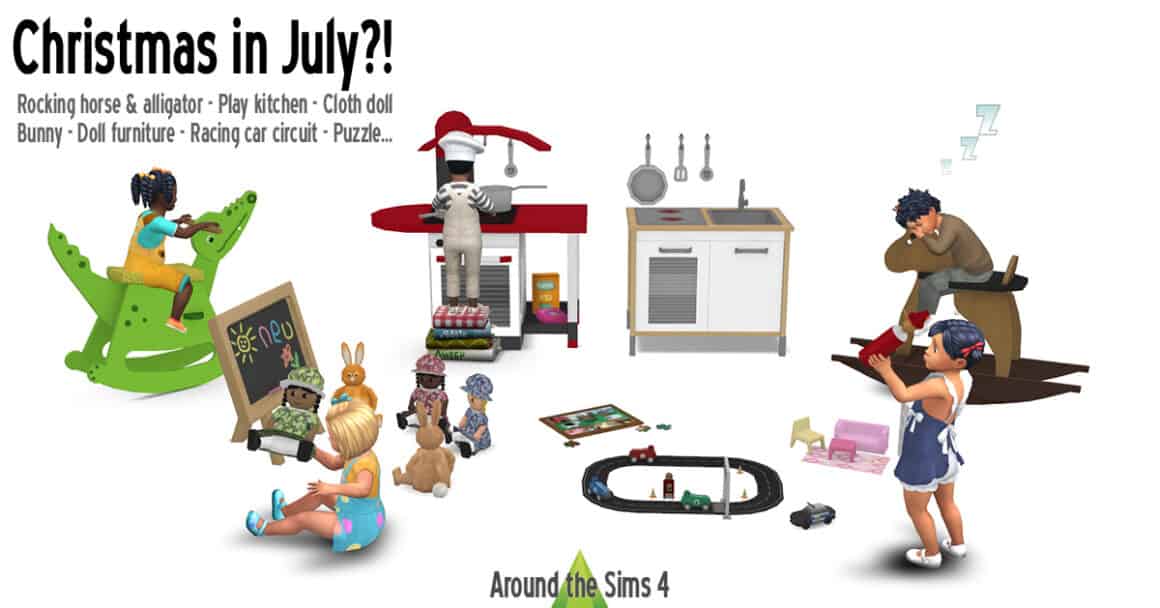 Christmas In July Toddler Play Set