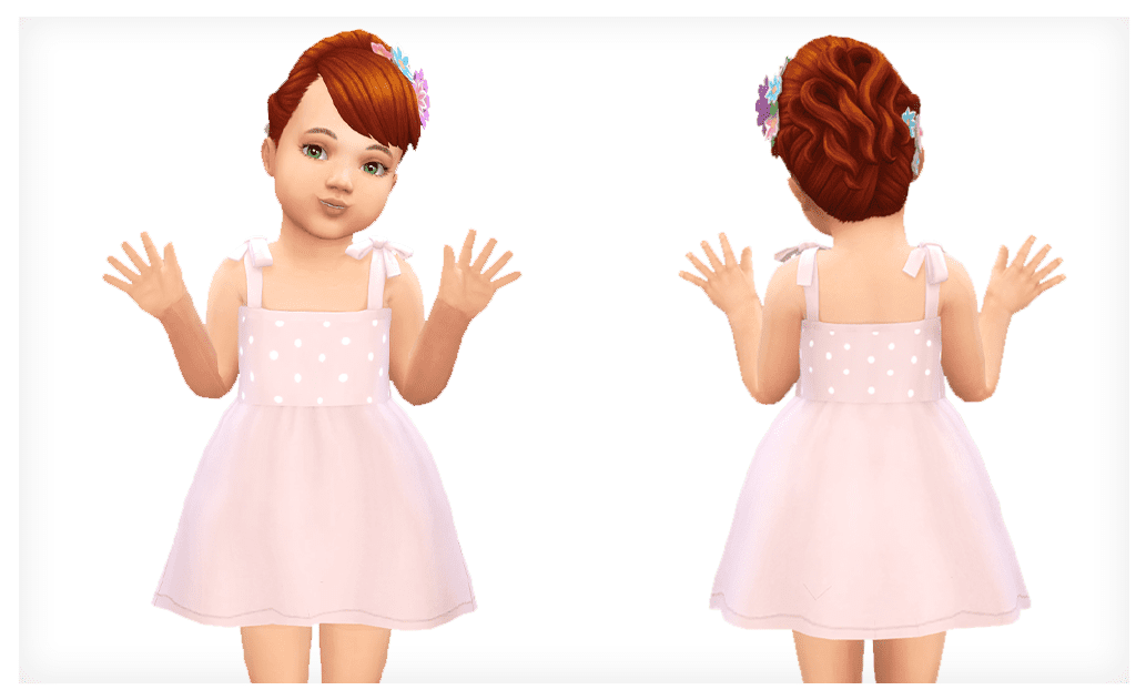 Sims 4 Cute Toddler Girls Dress