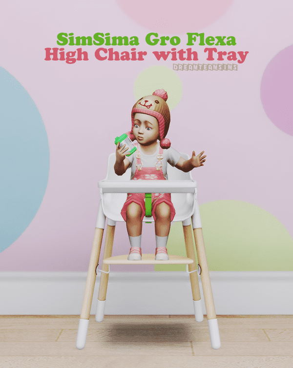 SimSima Gro Flexa High Chair with Tray