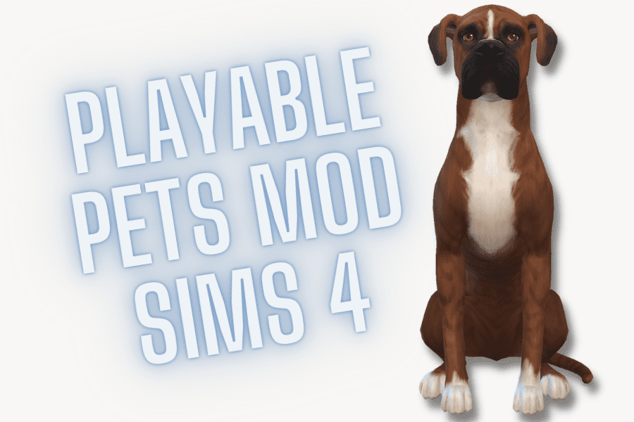 Playable Pets Mod Sims 4