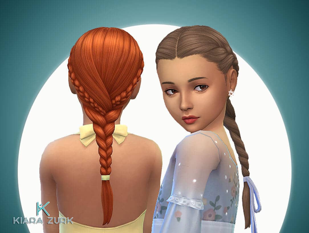 Sims 4 Single Girl Braid