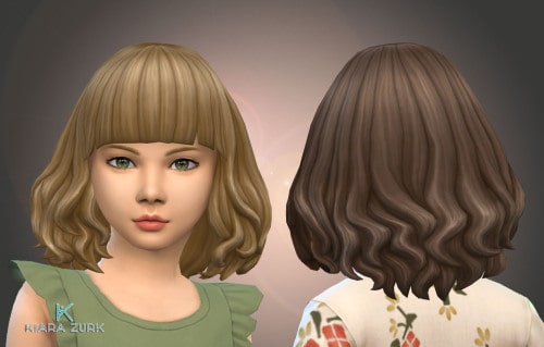 Sims 4 Marina Hairstyle for Girls