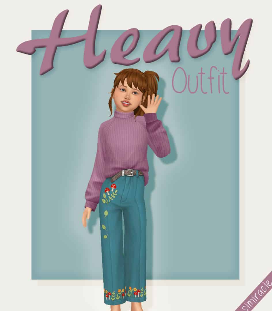 Sims 4 Kids Heavy Sweater: