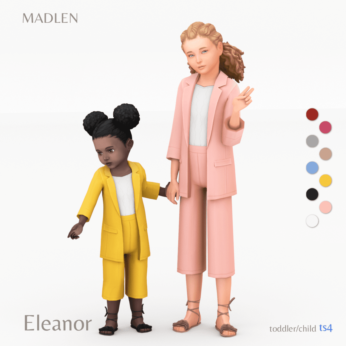 Sims 4 Kids Eleanor Outfit