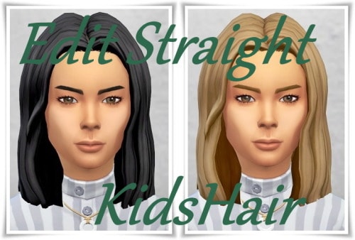 Sims 4 Kids Straight Hair