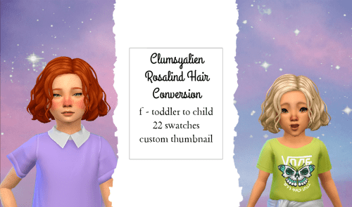 Sims 4 Rosalind Hair