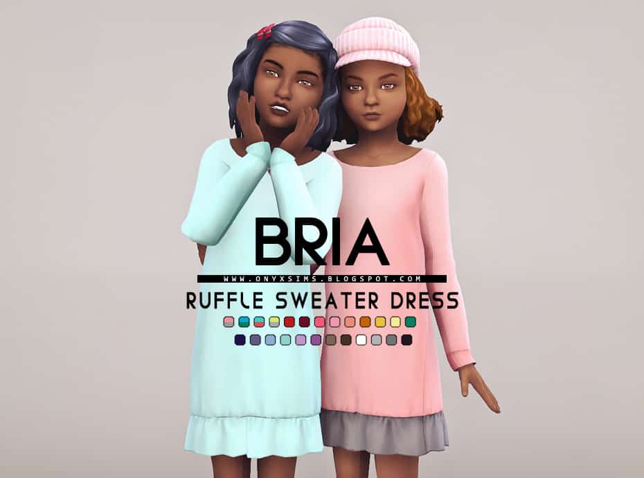 Sims 4 kids Bria Ruffle