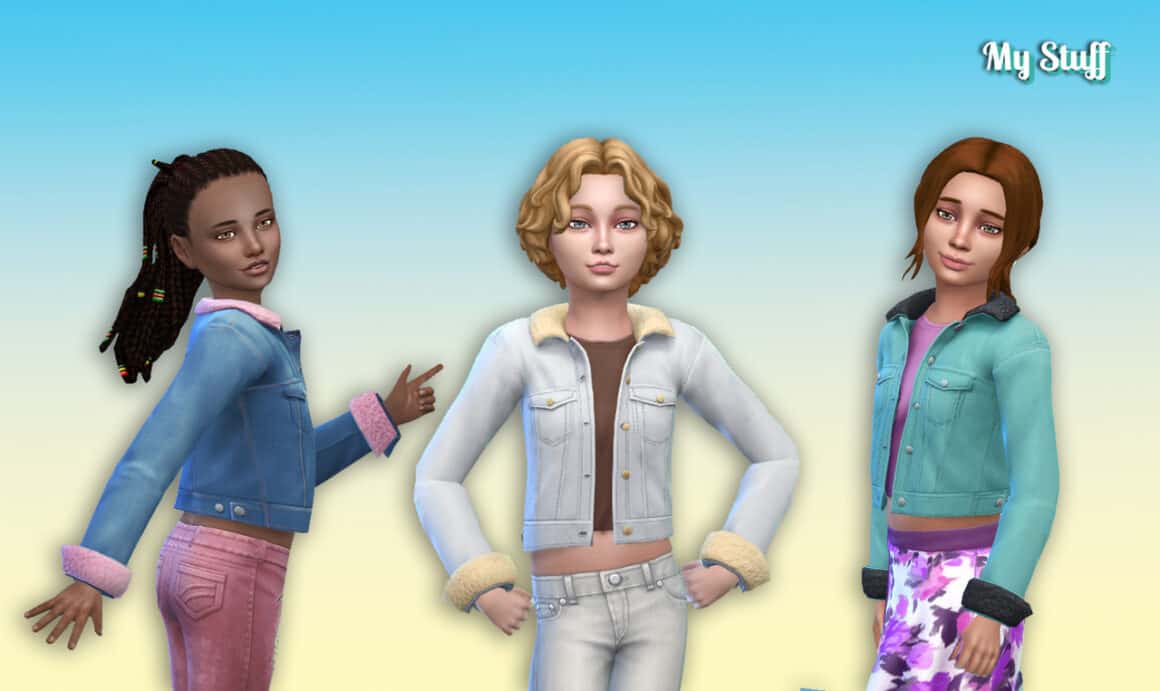 Sims 4 Kids Baby Ariel Jacket