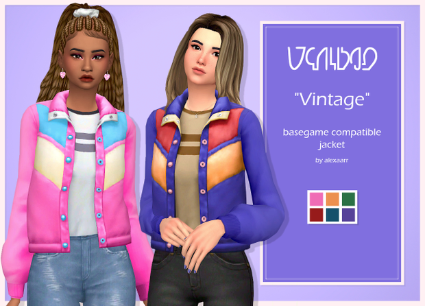 Sims 4 Vintage Jacket