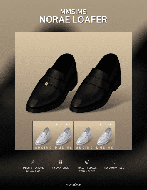 Sims 4 Male Loafers
