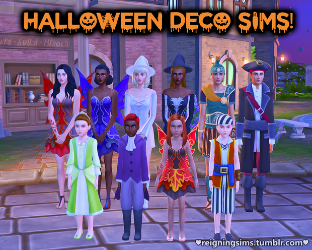 Sims 4 Halloween Decor Sims