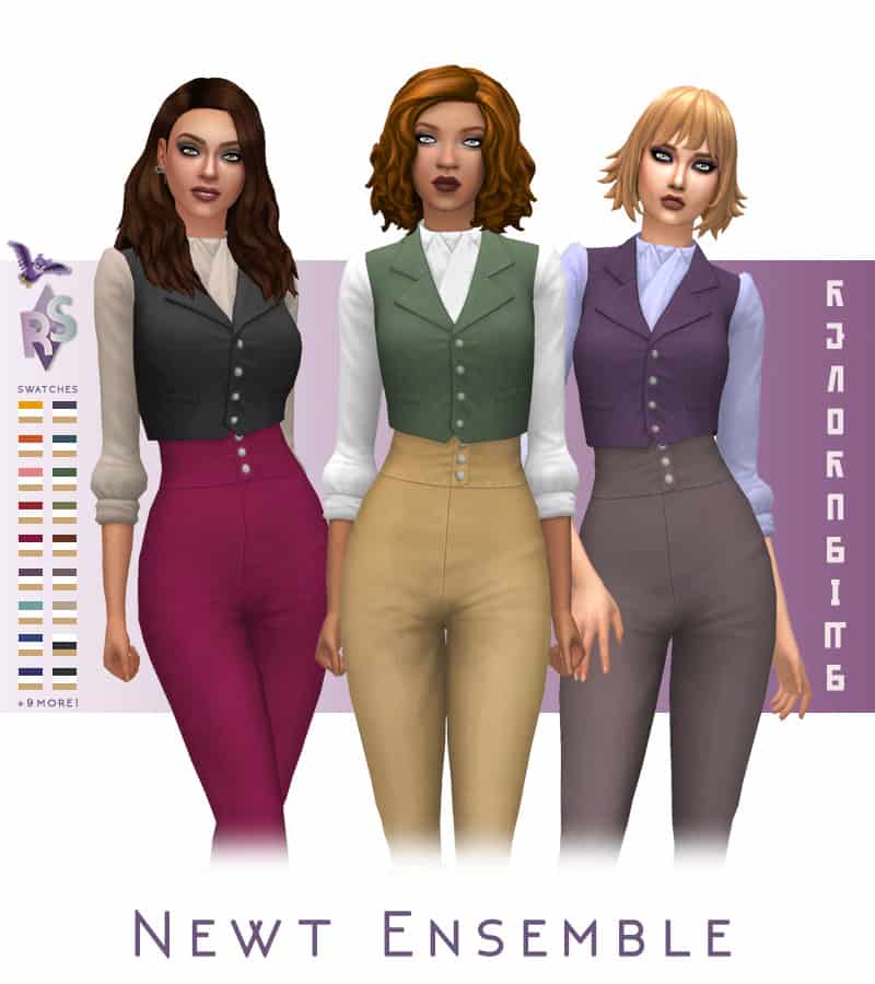 Sims 4 Newt Ensemble