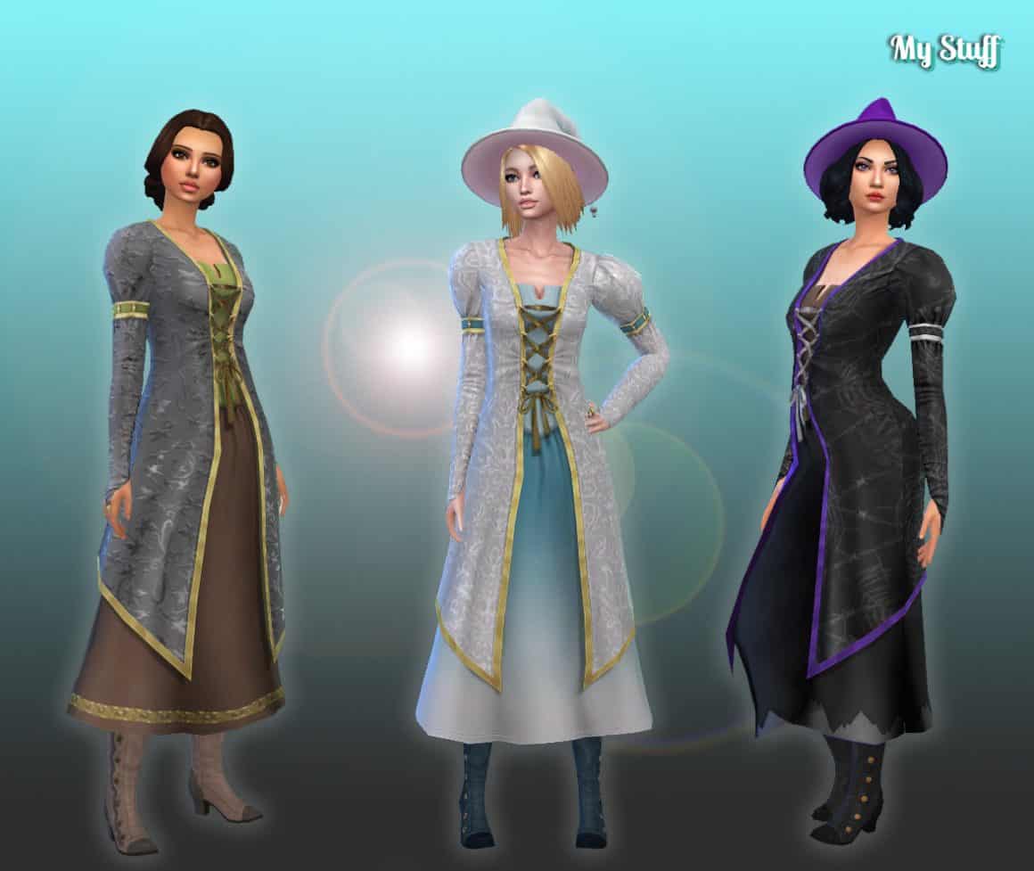 TS2 to TS4 Witches Outfit