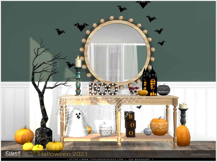 Sims 4 Halloween Decorations Set