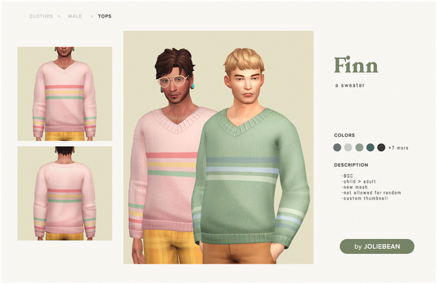Sims 4 Eco Living Sweater For Adults
