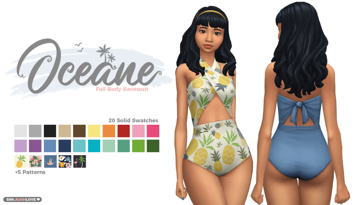 Sims 4 Crossover Swimsuit