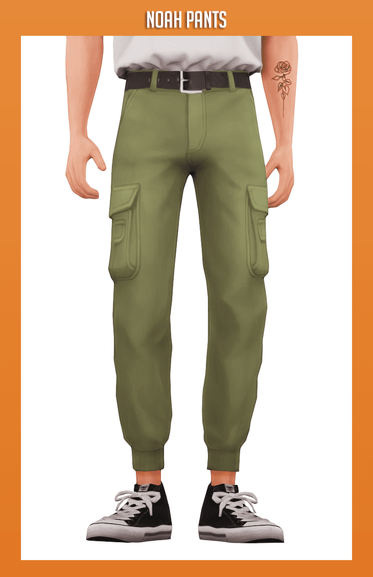 Sims 4 Male Cargo Pants
