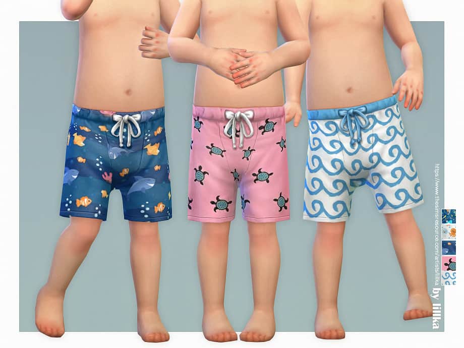 Sims 4 Toddler Bathing Shorts