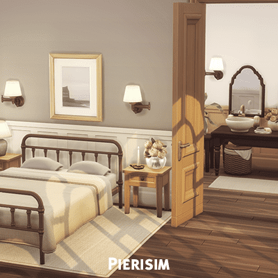 Sims 4 French Inspired Bedroom