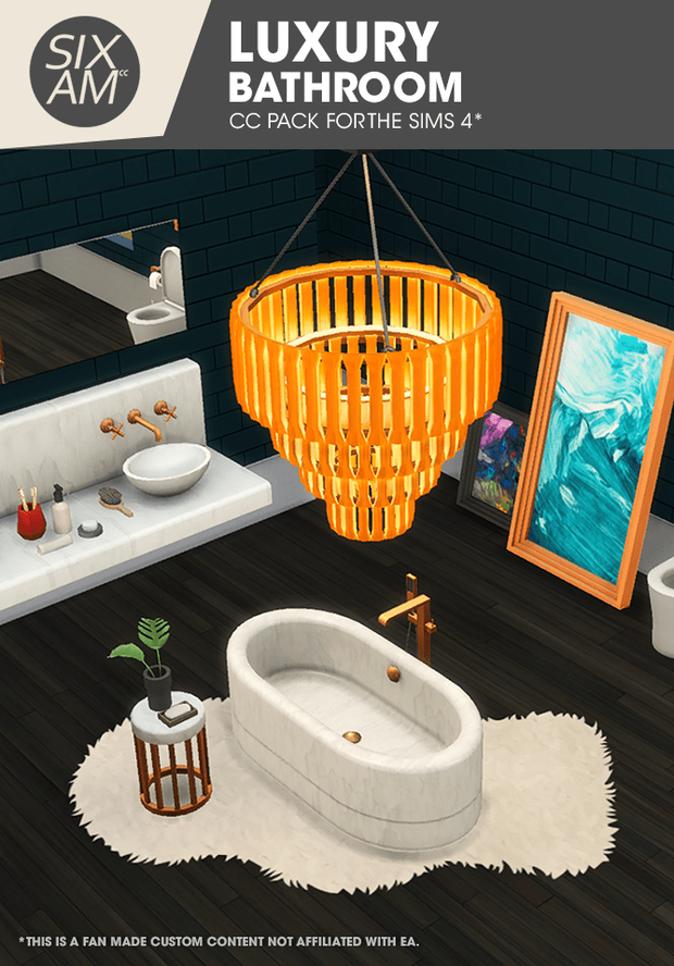 Sims 4 Lux Bathroom Creator