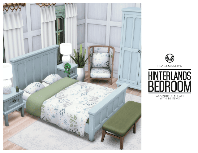  Sims 4 Country Style Bedroom