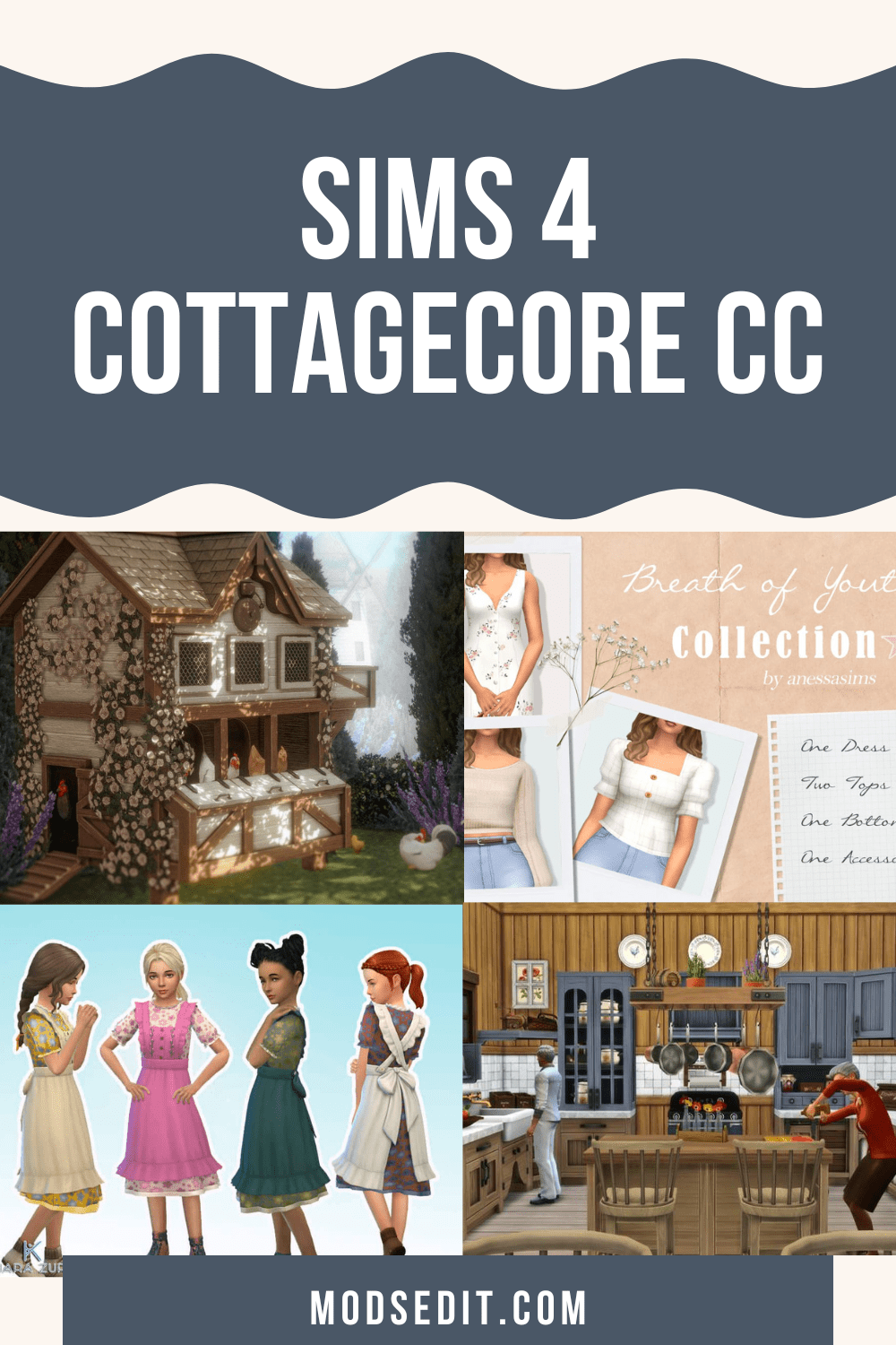 Sims 4 Cottagecore CC