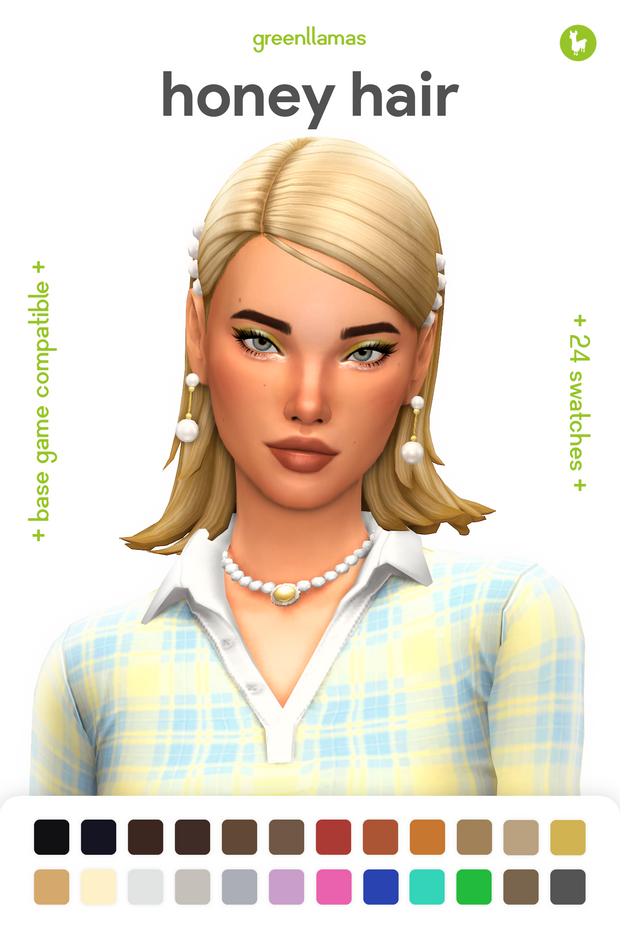 Sims 4 Honey Hair