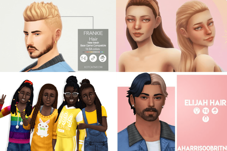 The Ultimate List Of Sims 4 CC Hair (The Only List You'll Ever Need!) -  Mods Edit 2023