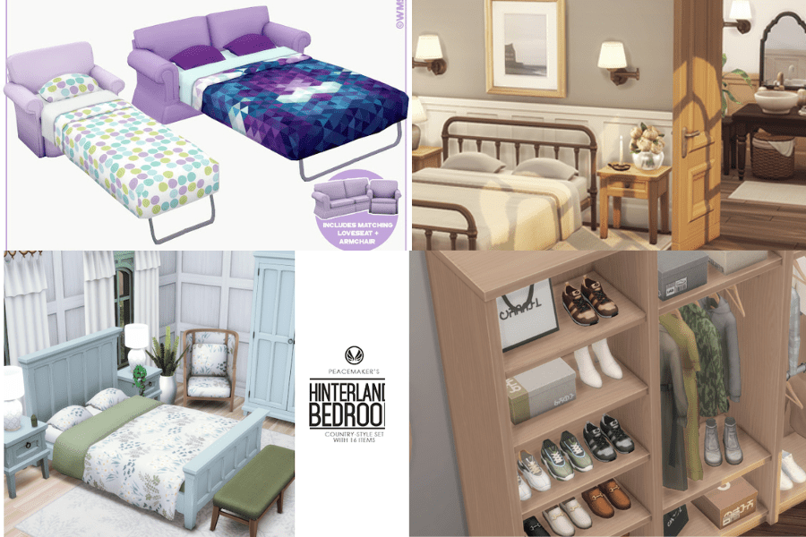 Sims 4 Bedroom CC
