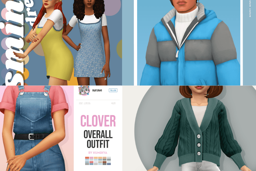 Get The Latest Fashion For Your Sims With These Sims 4 CC Clothes!