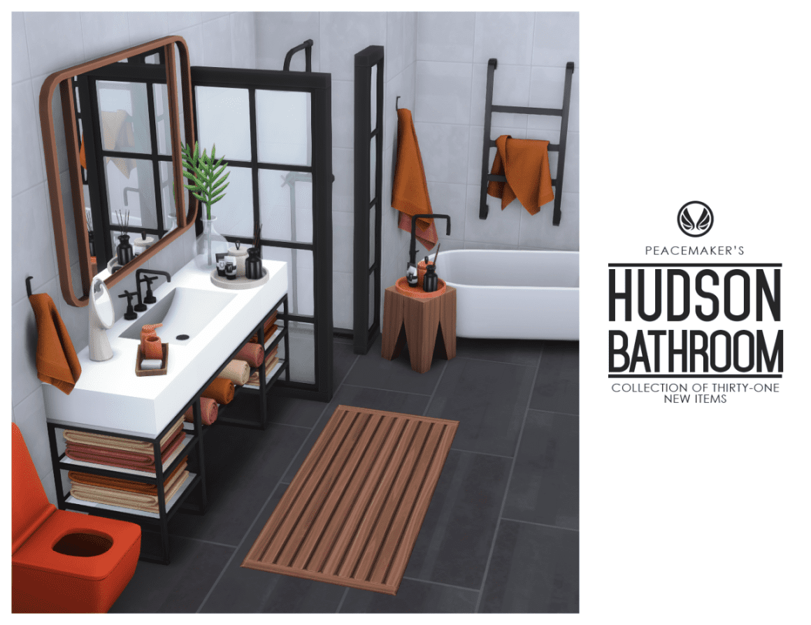 Sims 4 Hudson Bathroom
