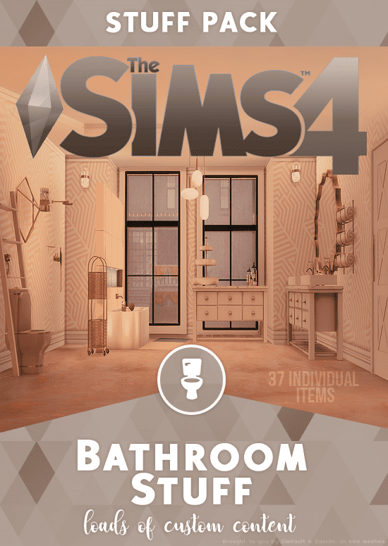 The Sims 4 Bathroom CC