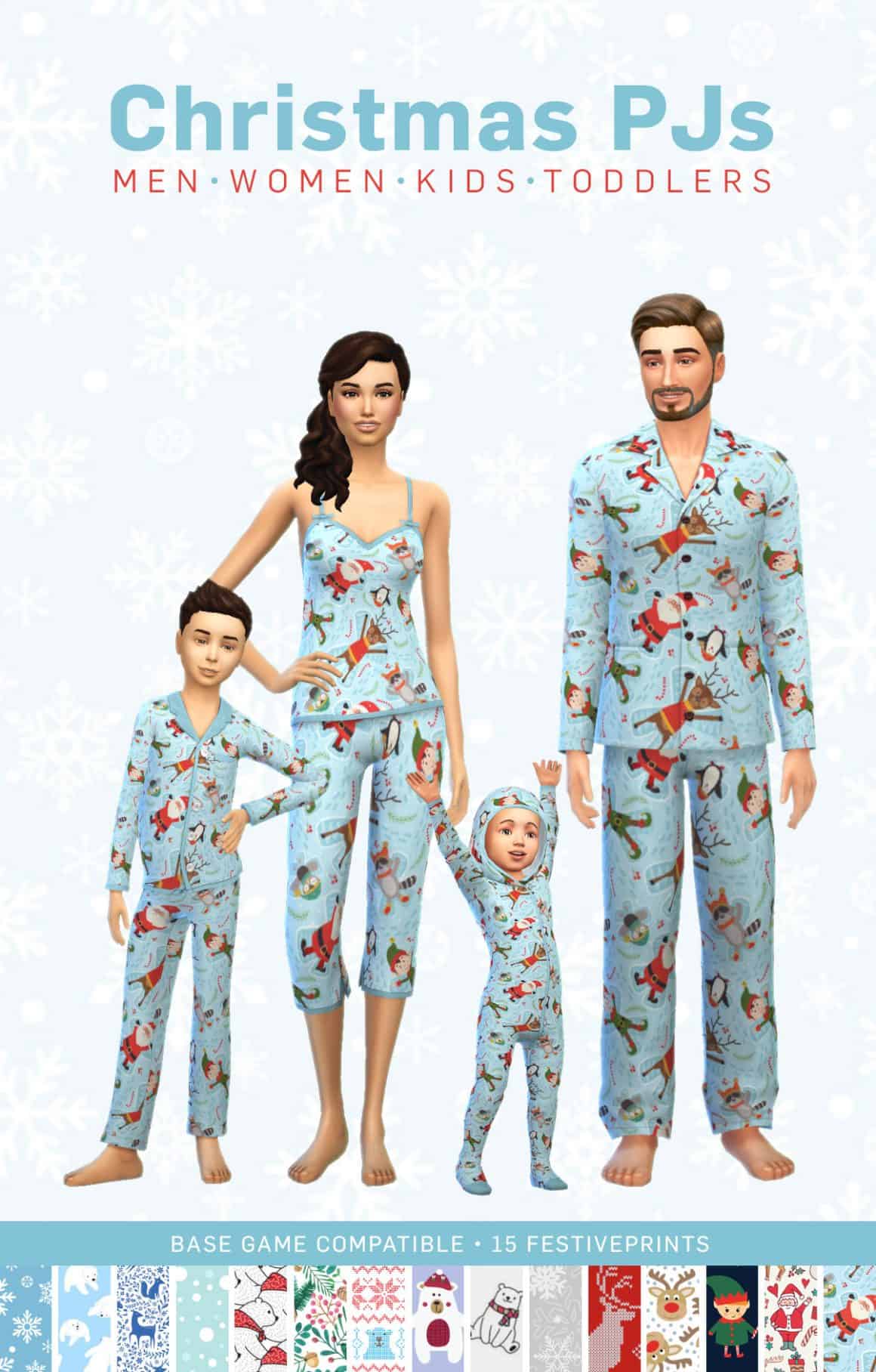 Sims 4 Christmas PJs