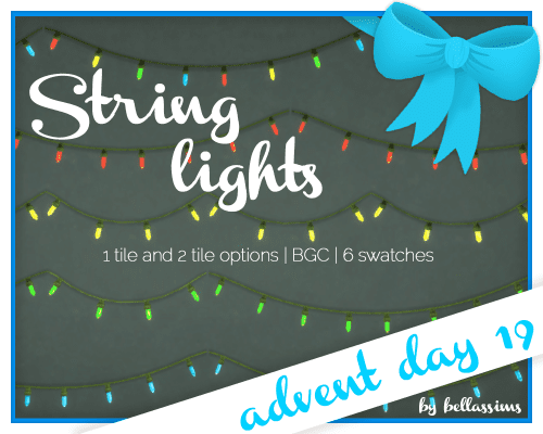 Sims 4 Wall String Lights