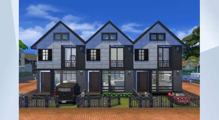 Sims 4 Modern Town House