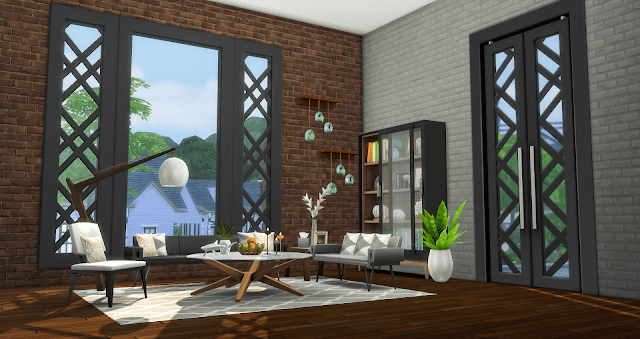 Sims 4 City Living Window and Door Addons