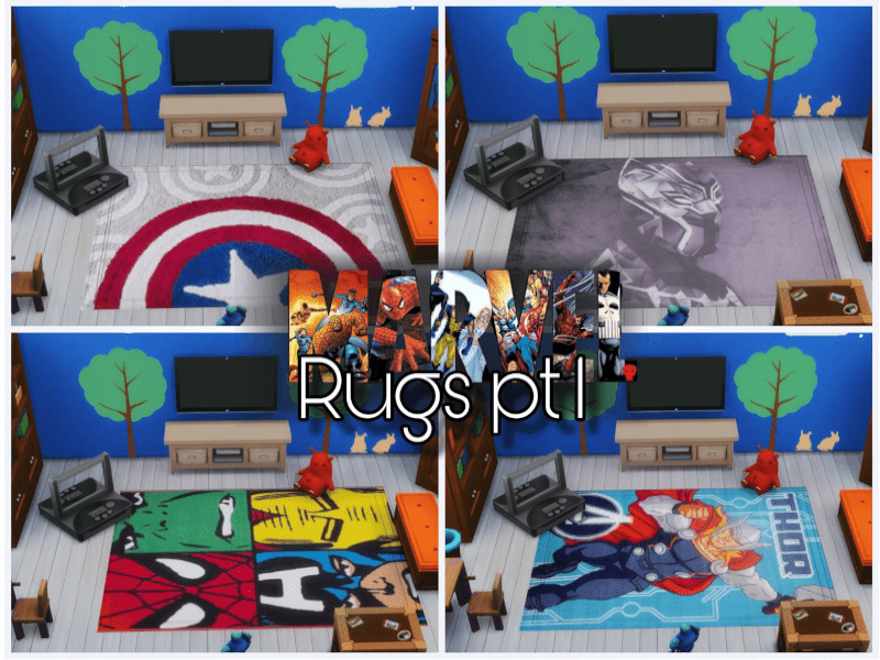 Sims 4 Marvel Rugs