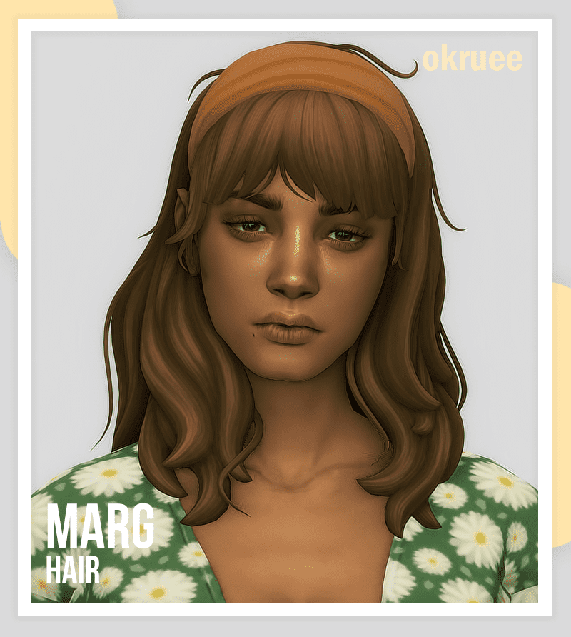 Sims 4 Marg Hair