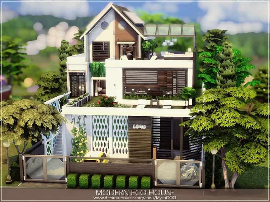 Sims 4 Modern Eco House