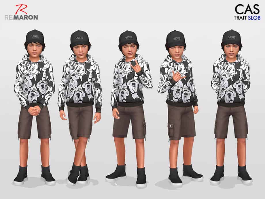 Sims 4 Cas Poses for Kids