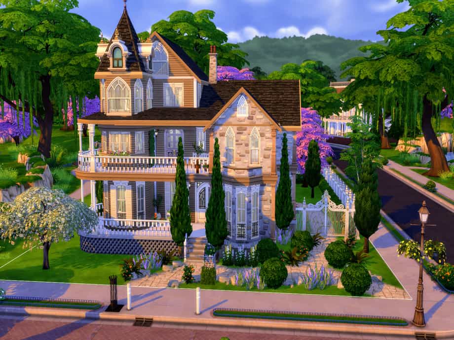 Sims 4 Victorian Mansion 