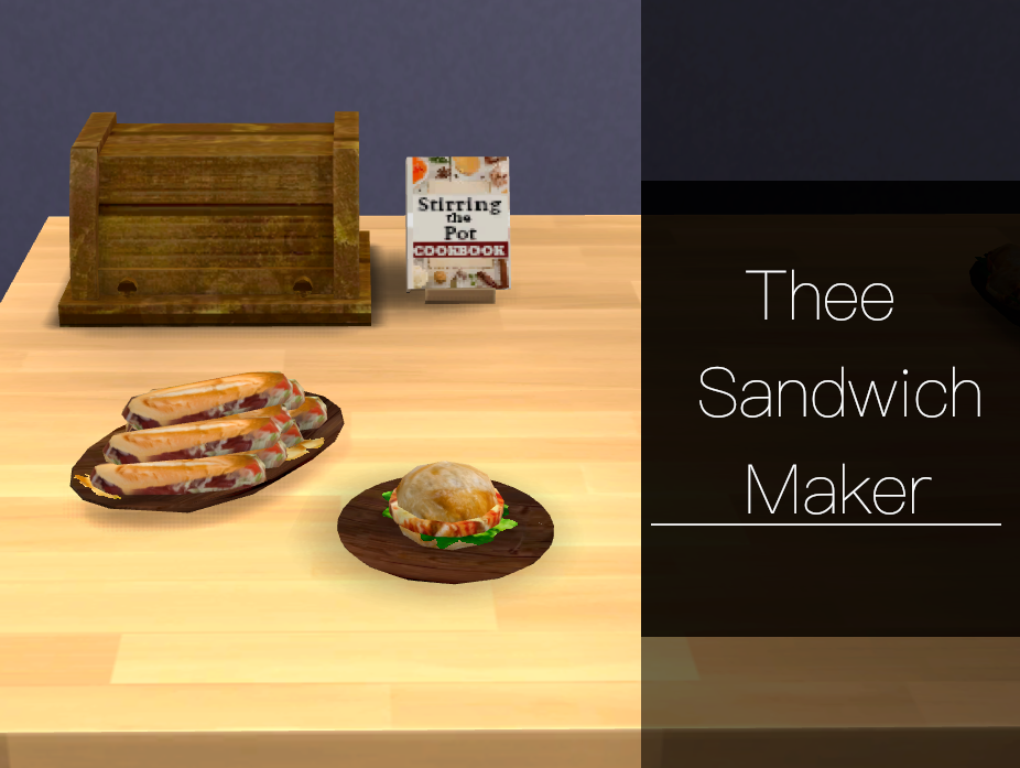 Sims 4 Sandwich Maker Mod