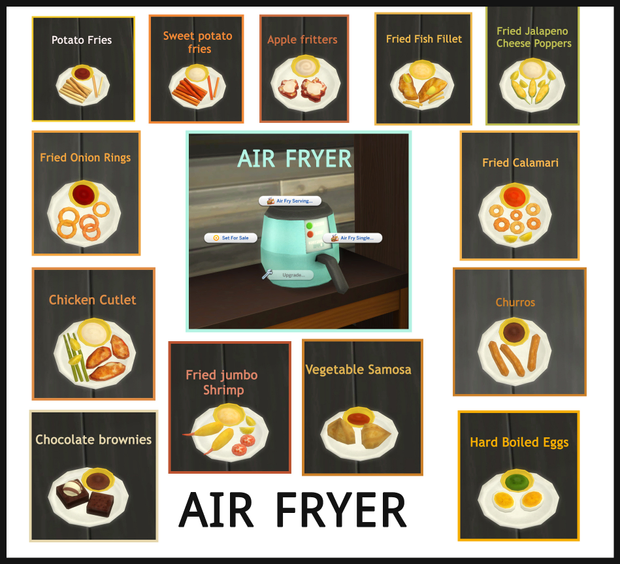 Sims 4 Air Fryer