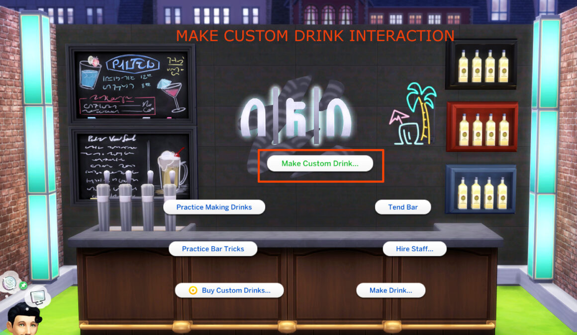 Sims 4 Custom Drink Interactions