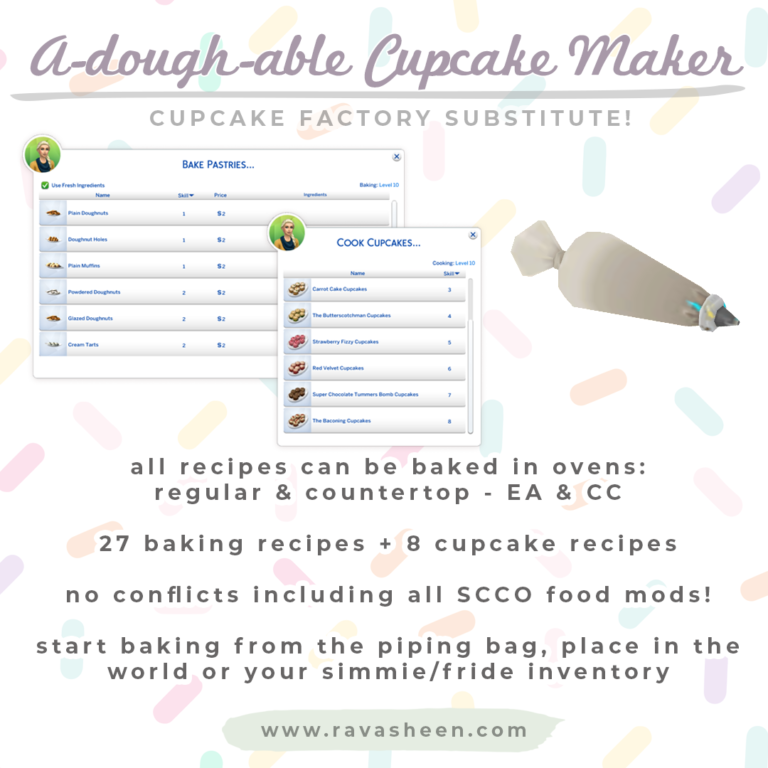  Sims 4 Cupcake Maker